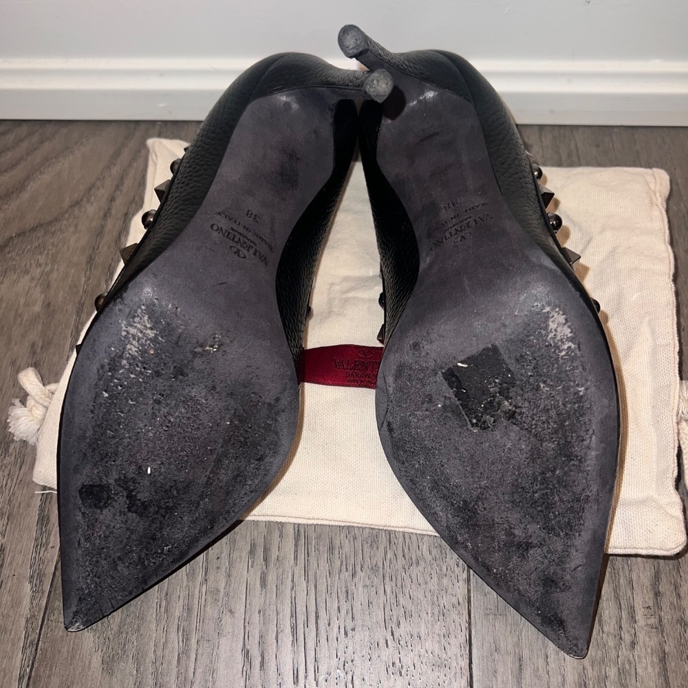 Authentic Valentino Garavani Rockstud Rolling Pumps - Picture 6 of 6